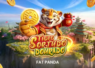 FatPanda : Tigre Sortudo Dourado - SOLIDPLAY99